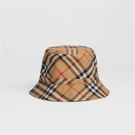 children's burberry bucket hat|Check Bucket Hat in Sand .